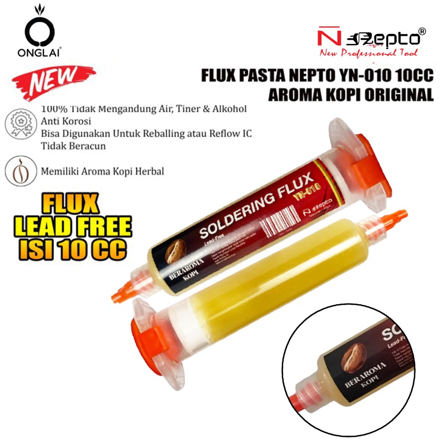 FLUX PASTA NEPTO YN-010 10CC AROMA KOPI ORIGINAL